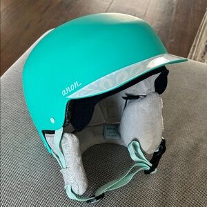 Anon Women's Aera Ski/Snowboard Helmet Sz M-Teal
